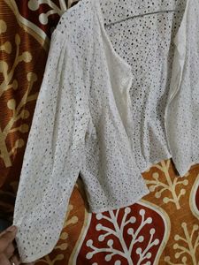 White Lace Shrug