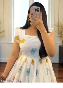 Butterfly Print Sundress