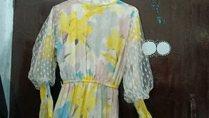 Floral Print Fabric Piece