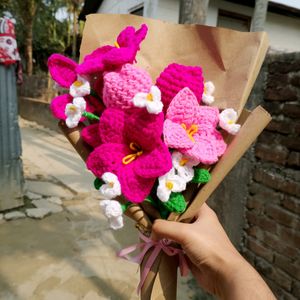 Crochet 🧶 Lily N Tulip Bouquet 💐