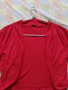 Red Short Shrug