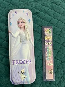 Frozen theme geometry box for kids with scale
