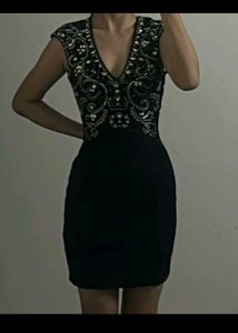 Stunning Black Bodycon Mini Dress