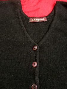 Classic Black Cardigan/blouse