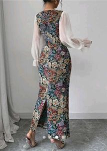 Floral Print Midi Dress