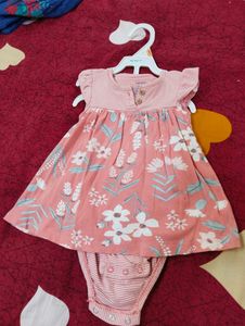 Carter&#39;s 2 Piece Bodysuit Dress And Cardigan