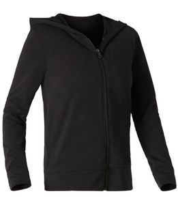 Black Zip-Up Hoodie
