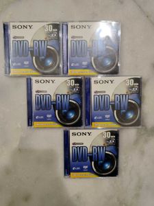 Sony DVD-RW Discs (5 Pack)