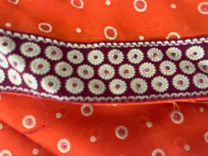 Elegant Orange Saree