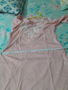 Pink Embroidered Kurta Set nt available below 2000