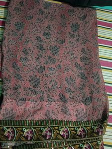 Elegant Floral Saree