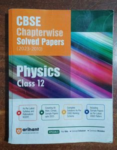 Physics Class 12  PYQ  Chapter Wise Solved Papers