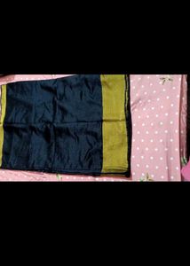 Embroidered Blouse With Saree