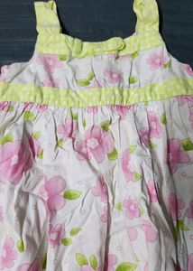 Pink Floral Dress Sleeveless