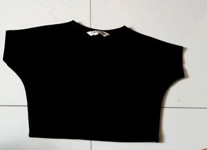 Black Boxy Top
