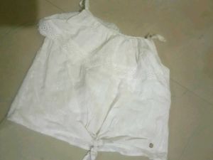 White And Pink High&#39; Low Top