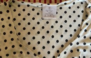 KOREAN POLKA DOT BLACK DRESS