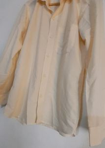 Cream Color Full shirt (MEN&#39;S)