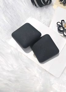 Black Earrings &amp; Hair Ties Bundle