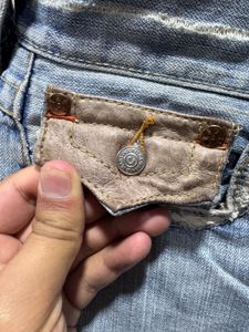 True Religion World Tour Washed Distressed Jeans