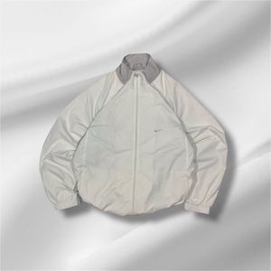 Nike White Windbreaker Jacket