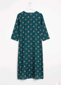Elegant Teal Printed Kurta