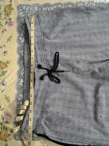 Stylish Grey Plaid Track Pants