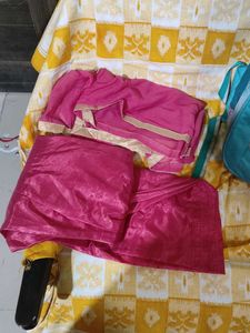 Pink &amp; Gold Kurta salwar set