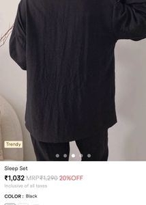 Black Sleep Set