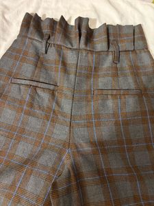 Bershka High-Waisted Shorts With Ruffle On Waist