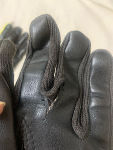 Black Leather Gloves