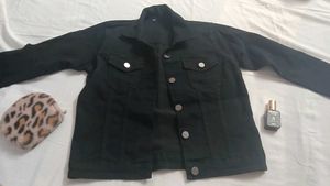 A black jacket ( With  Free Perfume )