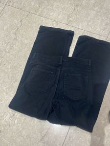 Wide Leg Black Jeans