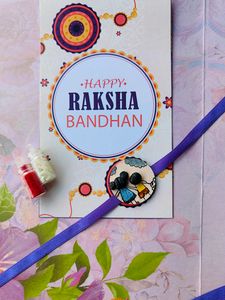 Cute Clay Rakhi