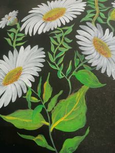Daisy Flower Painting