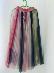 Colorful Striped Skirt