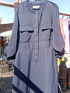 Navy Blue Shirt Dress