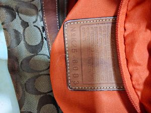 Vintage Coach Large Hobo
