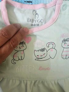 3 Cute Baby Dresses Bundle + Pajamis