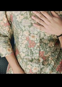 Olive Kurta Set