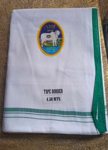 Cotton Khadi Cow Brand Dhoti / 4 Pieces