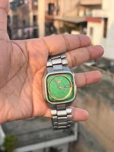 Vintage Seiko Green Watch( Perfectly working )