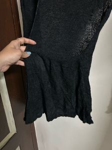 Sheer Black Long Sleeve Top