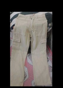 Beige Jeans