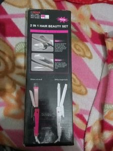 2 In 1 Hair Straightner And Curler
