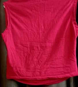 Magenta Muscle Tank - Size M
