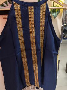 Chemistry Halter Neck Top With Embroidered Detail