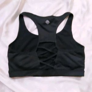 Tropical Print Sports Bra