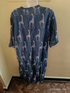 3xl Giraffe Print kurta