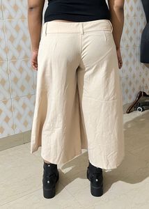 Beige Plazo Pant